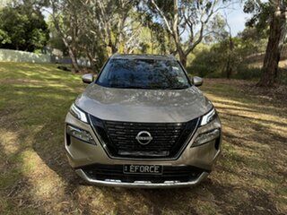 2023 Nissan X-Trail T33 MY23 Ti e-4ORCE e-POWER Champagne Silver 1 Speed Automatic Wagon Hybrid.
