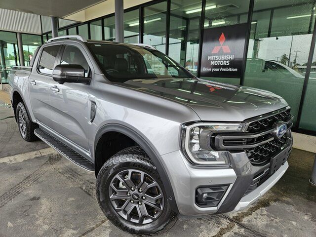 Used Ford Ranger PY 2023.50MY Wildtrak Cairns, 2023 Ford Ranger PY 2023.50MY Wildtrak Silver 10 Speed Sports Automatic Double Cab Pick Up