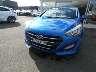 2017 Hyundai i30 GD4 Series 2 Update Active Blue 6 Speed Automatic Hatchback.