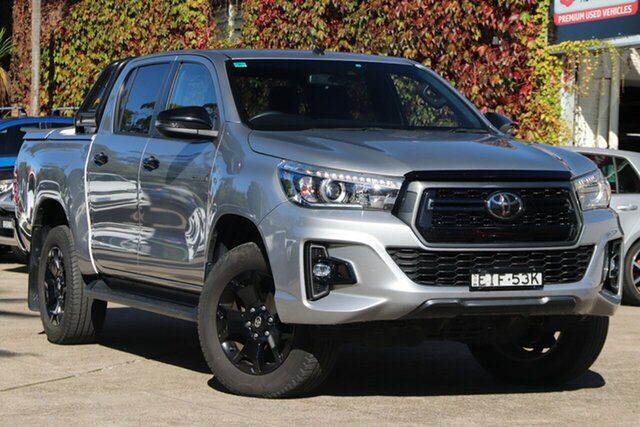 Used Toyota Hilux GUN126R Rogue Double Cab Mosman, 2020 Toyota Hilux GUN126R Rogue Double Cab Silver Sky 6 Speed Sports Automatic Utility