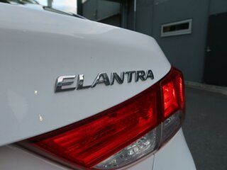 2012 Hyundai Elantra MD Elite White 6 Speed Sports Automatic Sedan