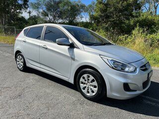 2016 Hyundai Accent RB3 MY16 Active Silver 6 Speed Constant Variable Hatchback.