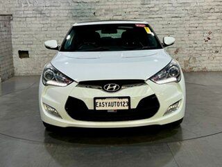 2013 Hyundai Veloster FS2 + Coupe White 6 Speed Manual Hatchback.
