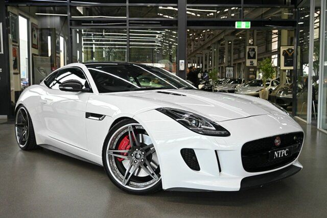 Used Jaguar F-TYPE X152 MY15 S North Melbourne, 2014 Jaguar F-TYPE X152 MY15 S White 8 Speed Sports Automatic Coupe