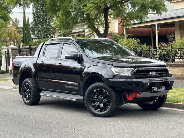 Used Ford Ranger PX MkIII 2019.00MY Wildtrak Hyde Park, 2019 Ford Ranger PX MkIII 2019.00MY Wildtrak Black 10 Speed Sports Automatic Double Cab Pick Up