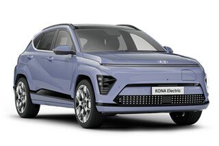 2024 Hyundai Kona SX2.V1 MY24 Electric 2WD Premium Blue 1 Speed Reduction Gear Wagon.