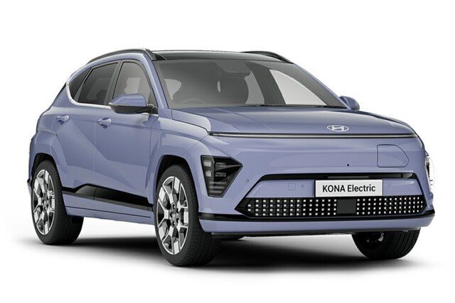 New Hyundai Kona SX2.V1 MY24 Electric 2WD Premium Augustine Heights, 2024 Hyundai Kona SX2.V1 MY24 Electric 2WD Premium Blue 1 Speed Reduction Gear Wagon