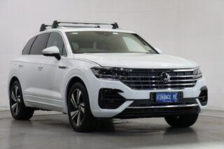 2022 Volkswagen Touareg CR MY22 210TDI Tiptronic 4MOTION R-Line Pure White 8 Speed Sports Automatic.
