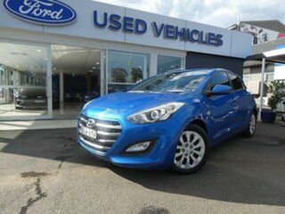 2017 Hyundai i30 GD4 Series 2 Update Active Blue 6 Speed Automatic Hatchback.