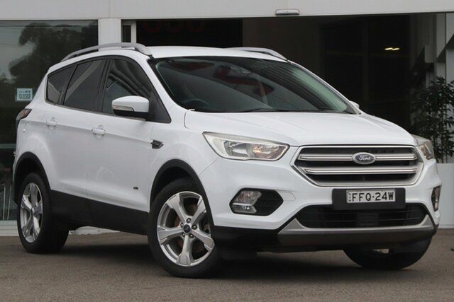 Used Ford Escape ZG Trend Sutherland, 2017 Ford Escape ZG Trend White 6 Speed Sports Automatic Dual Clutch SUV