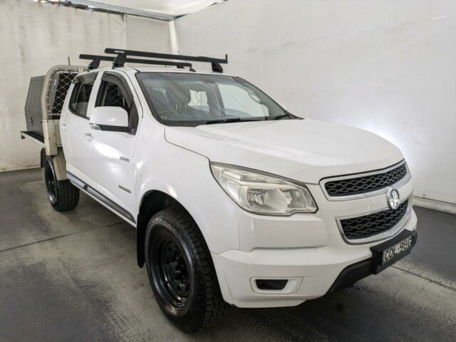 Used Holden Colorado RG MY13 LX Crew Cab 4x2 Maryville, 2013 Holden Colorado RG MY13 LX Crew Cab 4x2 White 6 Speed Sports Automatic Cab Chassis