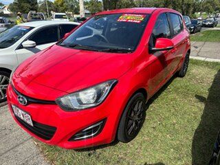 2013 Hyundai i20 PB MY13 Active Red 4 Speed Automatic Hatchback.
