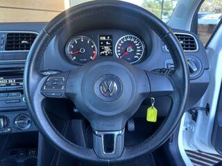 2011 Volkswagen Polo 6R MY12 77TSI DSG Comfortline White 7 Speed Sports Automatic Dual Clutch
