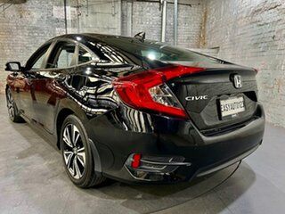 2018 Honda Civic 10th Gen MY18 VTi-LX Black 1 Speed Constant Variable Sedan