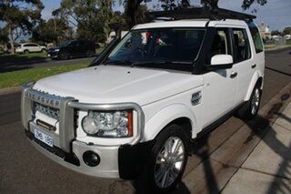 2012 Land Rover Discovery 4 Series 4 L319 MY13 SDV6 SE White 8 Speed Sports Automatic Wagon.