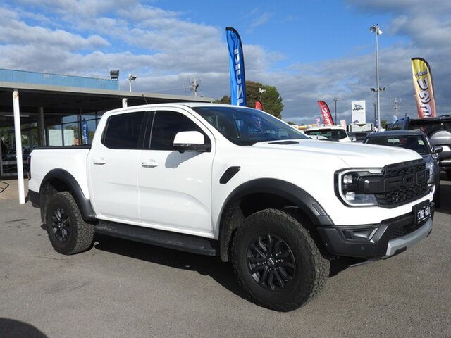 Used Ford Ranger PY 2024.00MY Raptor Bendigo, 2023 Ford Ranger PY 2024.00MY Raptor White 10 Speed Sports Automatic Double Cab Pick Up