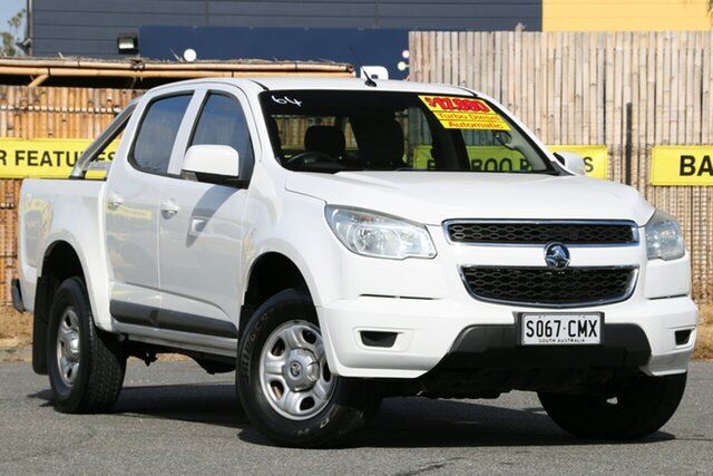 Used Holden Colorado RG MY15 LS Crew Cab 4x2 Gepps Cross, 2015 Holden Colorado RG MY15 LS Crew Cab 4x2 White 6 Speed Sports Automatic Utility