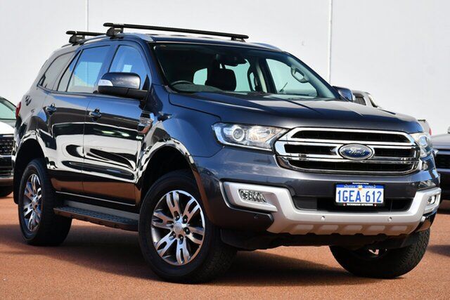 Used Ford Everest UA Trend Rockingham, 2016 Ford Everest UA Trend Grey 6 Speed Sports Automatic SUV