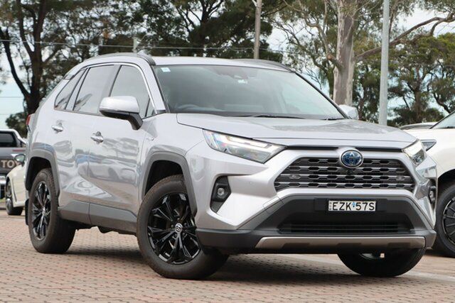 Pre-Owned Toyota RAV4 Axah54R Cruiser eFour Warwick Farm, 2023 Toyota RAV4 Axah54R Cruiser eFour Silver Sky 6 Speed Constant Variable Wagon