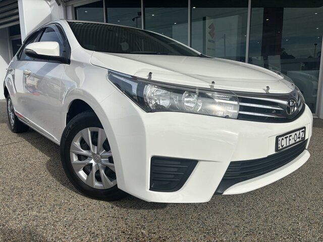 Pre-Owned Toyota Corolla ZRE172R Ascent South Grafton, 2014 Toyota Corolla ZRE172R Ascent Glacier White 7 Speed CVT Auto Sequential Sedan
