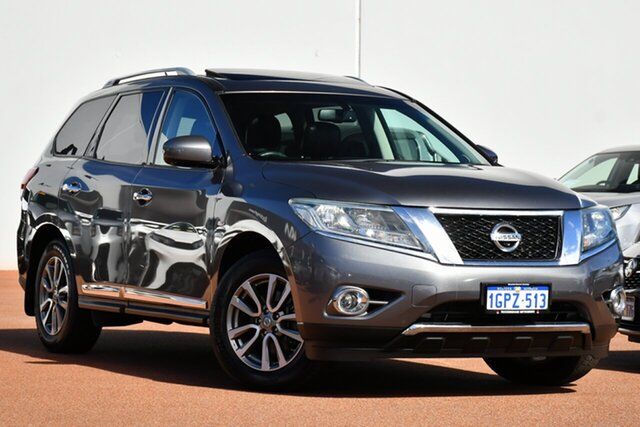 Used Nissan Pathfinder R52 MY15 ST-L X-tronic 4WD Rockingham, 2016 Nissan Pathfinder R52 MY15 ST-L X-tronic 4WD Grey 1 Speed Constant Variable Wagon