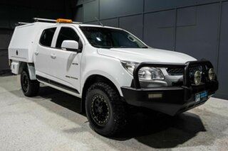2015 Holden Colorado RG MY15 LS (4x4) White 6 Speed Manual Crew Cab Chassis