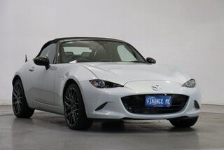 2015 Mazda MX-5 ND GT SKYACTIV-Drive White 6 Speed Sports Automatic Roadster.