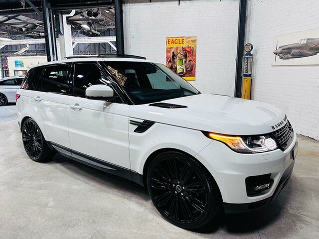 Used Land Rover Range Rover Sport L494 16MY SE Port Melbourne, 2015 Land Rover Range Rover Sport L494 16MY SE White 8 Speed Sports Automatic Wagon