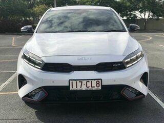 2021 Kia Cerato BD MY22 GT DCT Pearl White 7 Speed Sports Automatic Dual Clutch Hatchback