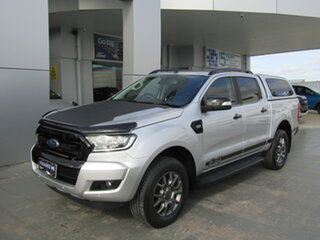 2018 Ford Ranger PX MkII MY18 FX4 Special Edition Silver 6 Speed Automatic Dual Cab Utility.