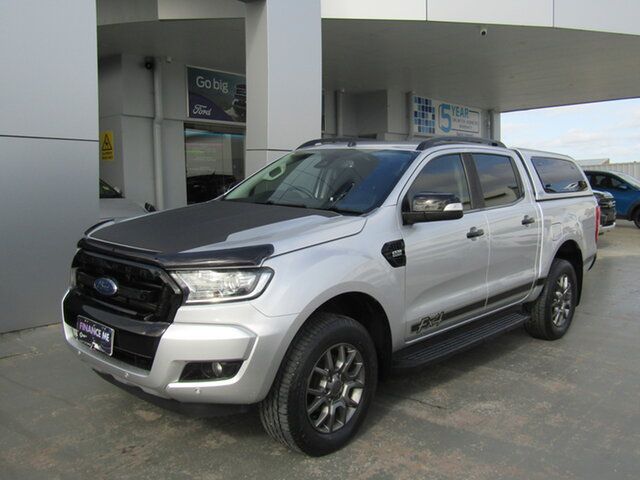 Used Ford Ranger PX MkII MY18 FX4 Special Edition Bundaberg, 2018 Ford Ranger PX MkII MY18 FX4 Special Edition Silver 6 Speed Automatic Dual Cab Utility