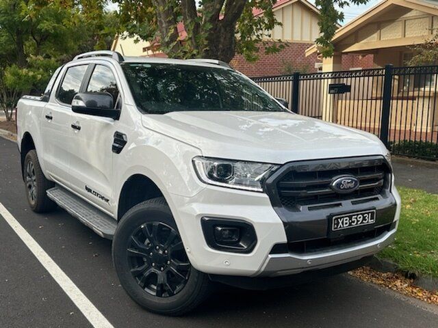 Pre-Owned Ford Ranger PX MkIII 2021.25MY Wildtrak Hawthorn, 2021 Ford Ranger PX MkIII 2021.25MY Wildtrak 10 Speed Sports Automatic Double Cab Pick Up