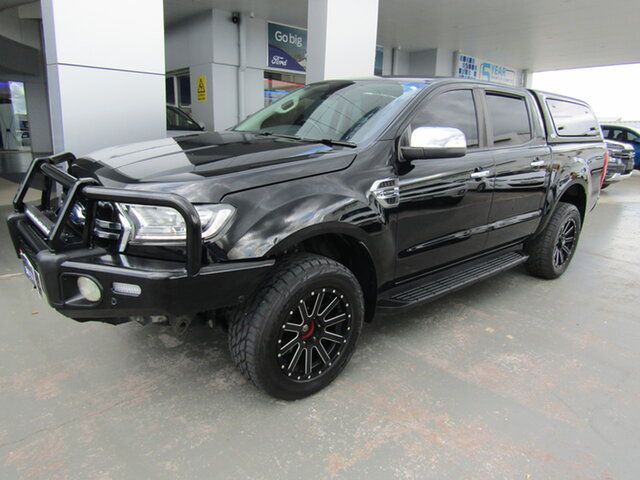 Used Ford Ranger PX MkII MY18 XLT 3.2 (4x4) (5 Yr) Bundaberg, 2018 Ford Ranger PX MkII MY18 XLT 3.2 (4x4) (5 Yr) Black 6 Speed Automatic Double Cab Pick Up