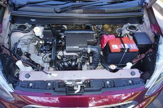 2017 Mitsubishi Mirage LA MY18 ES Red 1 Speed Constant Variable Hatchback