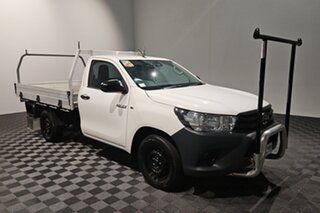2020 Toyota Hilux TGN121R Workmate 4x2 White 6 speed Automatic Cab Chassis.