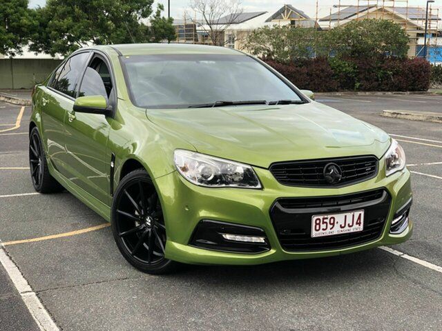 Used Holden Commodore VF MY15 SV6 Chermside, 2015 Holden Commodore VF MY15 SV6 Green 6 Speed Sports Automatic Sedan