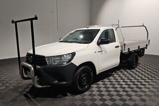 2020 Toyota Hilux TGN121R Workmate 4x2 White 6 speed Automatic Cab Chassis