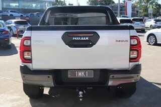 2023 Toyota Hilux GUN126R Rogue Double Cab Frosted White 6 Speed Sports Automatic Utility