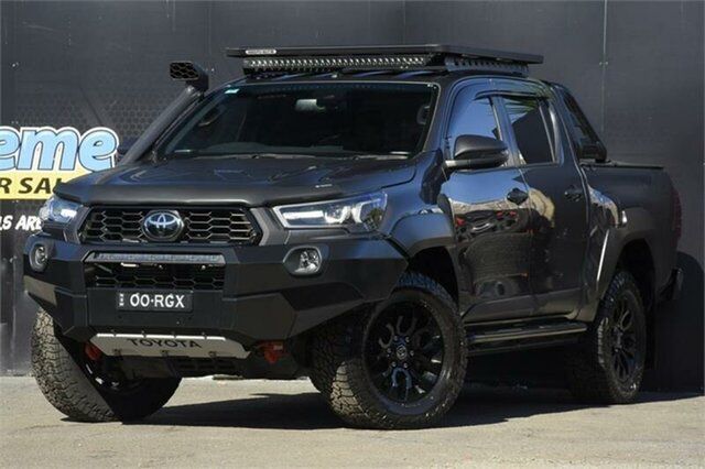 Used Toyota Hilux GUN126R Rugged X Double Cab Campbelltown, 2020 Toyota Hilux GUN126R Rugged X Double Cab 6 Speed Sports Automatic Utility