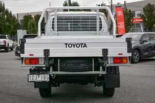 2023 Toyota Landcruiser VDJ79R Workmate Double Cab Silver Pearl 5 Speed Manual Cab Chassis