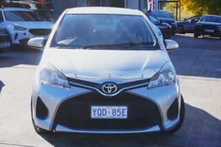 2016 Toyota Yaris NCP130R Ascent Silver 4 Speed Automatic Hatchback.