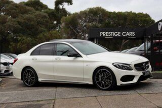 2017 Mercedes-Benz C-Class C205 807+057MY C43 AMG 9G-Tronic 4MATIC White 9 Speed Sports Automatic.