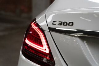 2018 Mercedes-Benz C-Class W205 808MY C300 9G-Tronic Polar White 9 Speed Sports Automatic Sedan