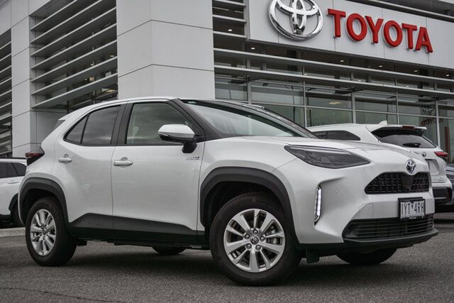 Pre-Owned Toyota Yaris Cross MXPJ10R GXL 2WD South Morang, 2023 Toyota Yaris Cross MXPJ10R GXL 2WD Frosted White 1 Speed Constant Variable Wagon Hybrid