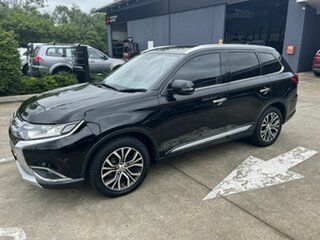 2015 Mitsubishi Outlander ZK MY16 Exceed 4WD Black 6 Speed Sports Automatic Wagon