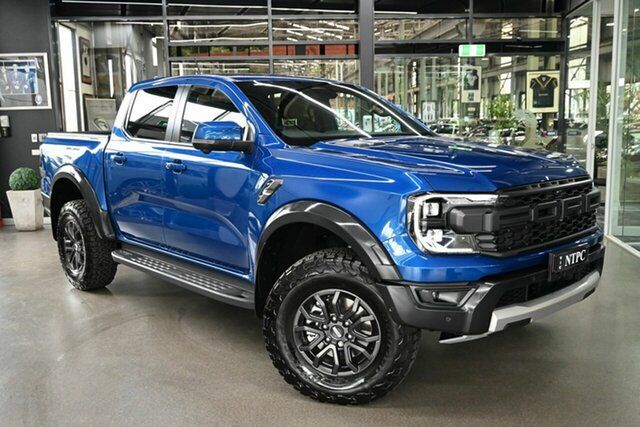 Used Ford Ranger PY 2023.50MY Raptor North Melbourne, 2023 Ford Ranger PY 2023.50MY Raptor Blue 10 Speed Sports Automatic Double Cab Pick Up