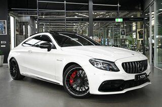 2019 Mercedes-Benz C-Class C205 809MY C63 AMG SPEEDSHIFT MCT S White 9 Speed Sports Automatic Coupe.