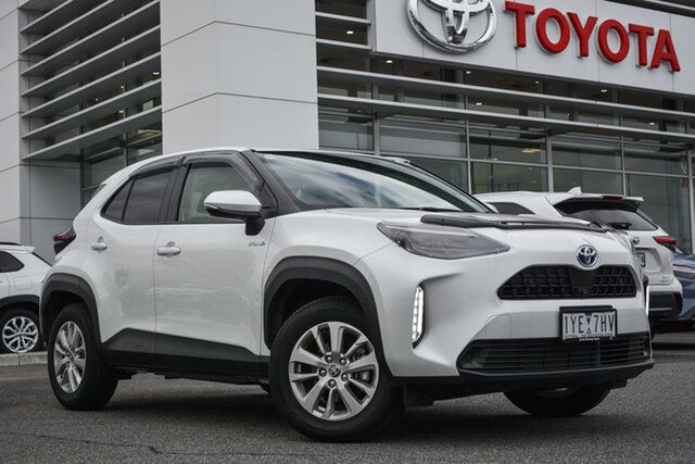 Pre-Owned Toyota Yaris Cross MXPJ10R GXL 2WD South Morang, 2023 Toyota Yaris Cross MXPJ10R GXL 2WD Frosted White 1 Speed Constant Variable Wagon Hybrid