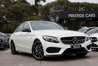 2017 Mercedes-Benz C-Class C205 807+057MY C43 AMG 9G-Tronic 4MATIC White 9 Speed Sports Automatic.