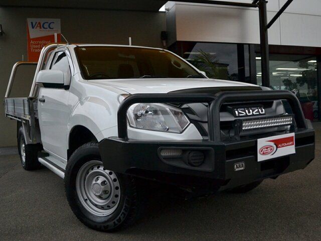 Used Isuzu D-MAX MY17 SX 4x2 High Ride Fawkner, 2017 Isuzu D-MAX MY17 SX 4x2 High Ride White 6 Speed Sports Automatic Cab Chassis